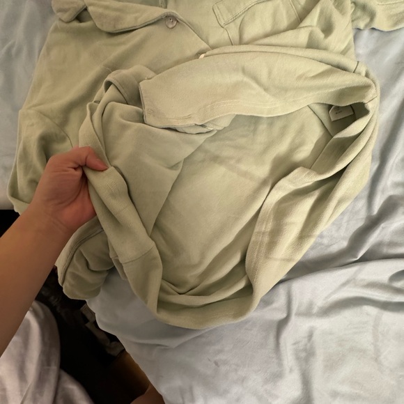 Green sleepwear button up - Picture 9 of 10